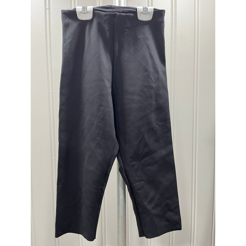 Commando Kids Black Elastic Waist Cropped Leggings Size M Made in USA